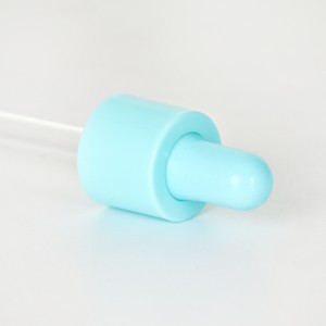 Lake Blue 18 415 PP Dropper with Blue Rubber Teat Glass Pipette for Essential Oil Glass Bottle