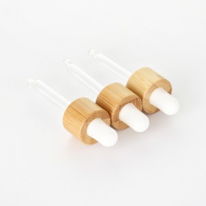 18/410 Bamboo Droppers with White Rubber Teat and Straight Ball Tip