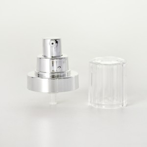 20mm Silver Lotion Pump Dispenser with Acrylic Lid Wholesale