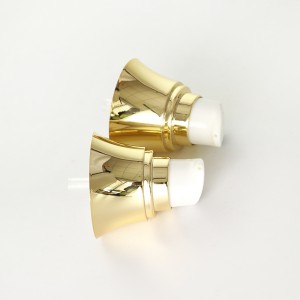 20mm Plating Gold Cosmetic Pump Dispenser for Lotion