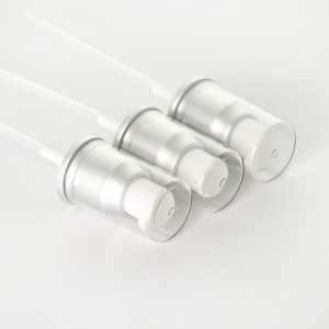 20mm Plating Silver Cosmetic Lotion Pump Cap Dispenser