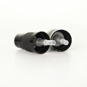 20mm Black Plastic Lotion Pumps with Lid Wholesale