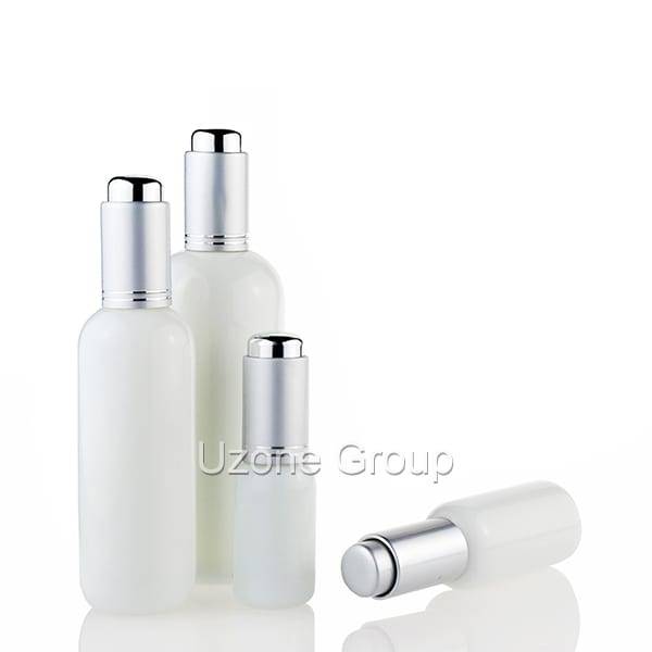 Factory made hot-sale Cosmetic Empty Packaging - Opal White Glass Essential Oil Bottle  – Uzone