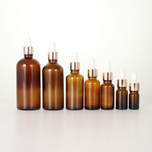 10 15 30ml Amber Glass Essential Oil Dropper Bottles Wholesale
