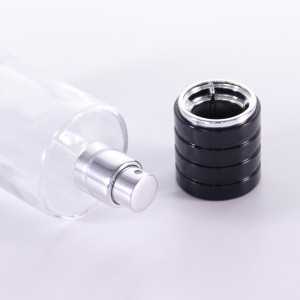 50ml glass perfume bottle plastic cap simple looks atmospheric hot sale straight bottle
