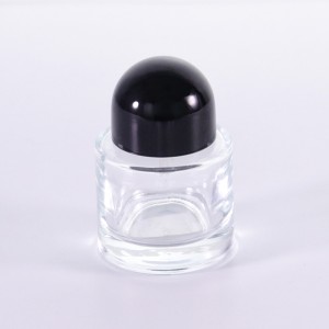 100 50ml semi-round cap perfume spray bottle Cosmetics dispenser bottles portable glass empty bottle
