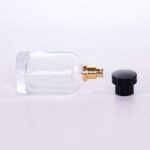 Square Fancy Customize Color Empty Botella perfume De atomizer Glass 100ml Custom Perfume Bottle With Pump Spray