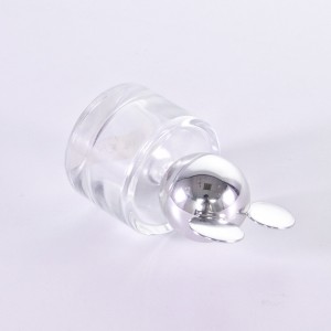 30ml 50ml  glass spray perfume bottle special model metallic with mickey plastic cap