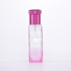 Wholesale customization 100ml Empty Perfume Bottle Pink Perfume Cap Spray Bottle