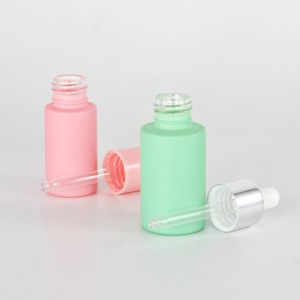 Fancy Serum Painted Glass Bottles with Dropper