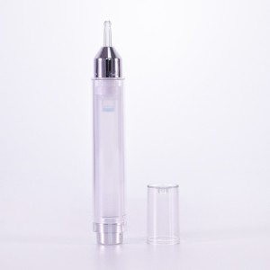 Luxury New Design Acrylic smeared serum bottle airless pump tube for moisturizing essence