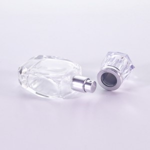 Premium luxury transparent empty spray perfume bottle can be customized color logo capacity