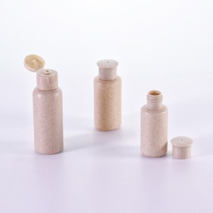 New material wholesale 30ml 40ml 50ml PLA biodegradable bottles with PLA caps for cosmetic packaging