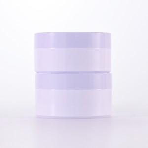 100ml 120ml white PET cosmetic bottle container with white lids for lotion gel cream cosmetic packaging