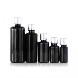 Dark Violet Glass botelya Uban Plastic Kasuko Cap Ug Dripper