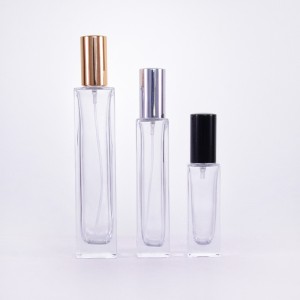 Spot transparent glass bottle spray custom perfume bottle can be customized color 30ml 50ml 100ml
