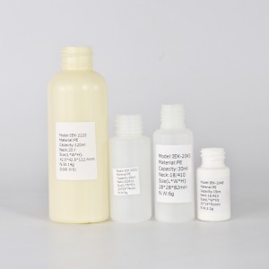 Eco-friendly D2M PP plastic bottle for skin care package