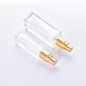 portable perfume bottle clear glass empty bottle,easy to Carry perfume bottle can be customized color 10ml 20ml