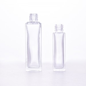 portable perfume bottle clear glass empty bottle,easy to Carry perfume bottle can be customized color 10ml 20ml