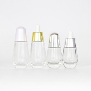50 Ml In Glass - Stylish clear glass dropper bottles thick bottom glass essential oil and serum bottles  – Uzone