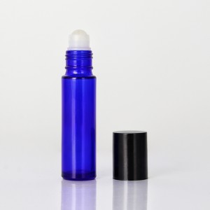 Cobalt Blue Small Essential Oil Roll On Bottle for Cosmetic Package