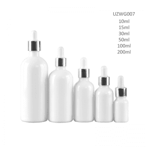Online Exporter Clear Perfume Bottle - Opal White Glass Essential Oil Bottle – Uzone