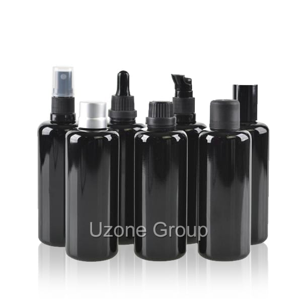 China Manufacturer for Glass Bottle Pump Dispenser - 100ml dark violet glass bottle – Uzone
