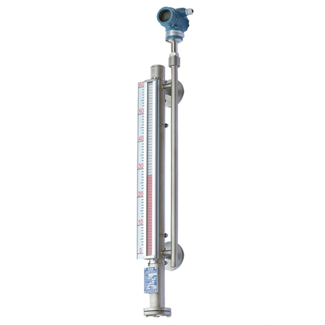 High Pressure Stainless Steel Magnetic Level Gauge01