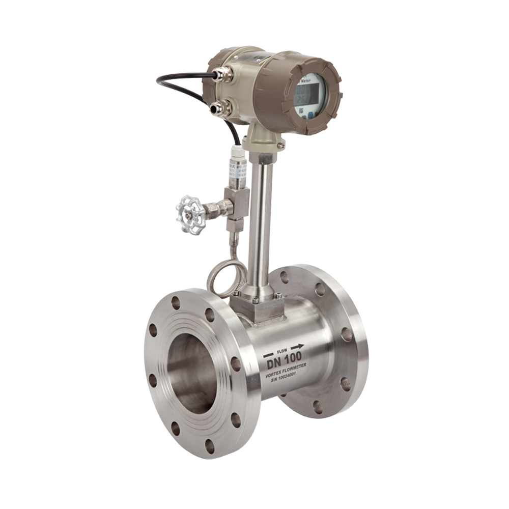 What are the advantages of temperature and pressure compensation steam flow meters?