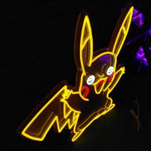 Anime neon sign hands teiknimynd 2