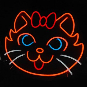 Cat neon sign trung tâm trò chơi neo6