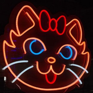 Cat neon sign trung tâm trò chơi neo6