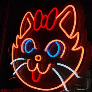Cat neoninių ženklų žaidimų centras neo6