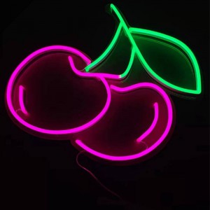 Cherry Neon Sign Home Party We4
