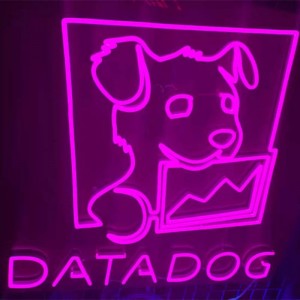 Data dog neon sign custom wall4