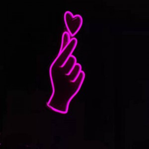 Comharradh soidhne neon finger love4