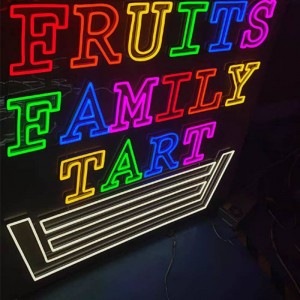 Fruits neon sign custom colorf4