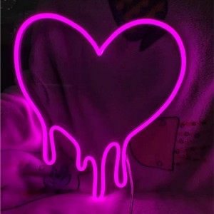 Dấu hiệu trái tim neon4