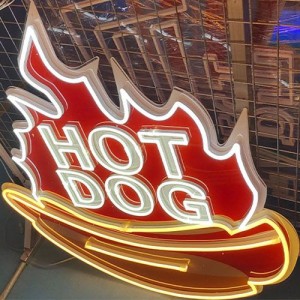 Cachorro-quente letreiros neon coffee shop1