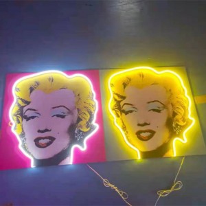 Lukisan dinding Marilyn Monroe n2