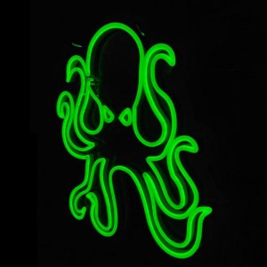 Octopus neon sign kedai kopi2
