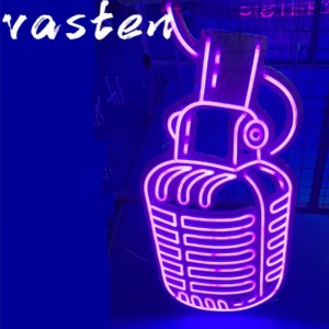 Robot neon signs custom pictur4