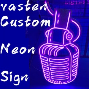 Ang robot neon nagpirma sa custom nga hulagway4