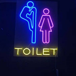 Isibonakaliso se-neon yendlu yangasese WC neon sign2