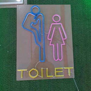Tualetes neona zīme WC neona zīme2