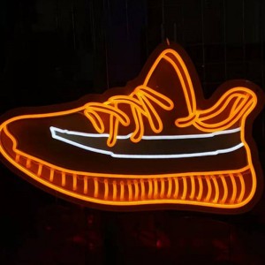 Vasten pasgemaakte skoene neon tekens1