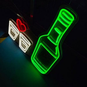Wine cup neon sign led light s6