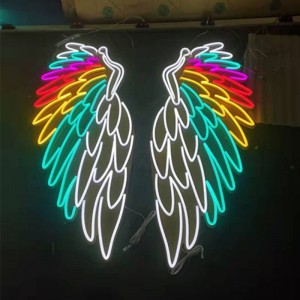 Wings Neon sign Angel feather 3