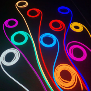 corda de luz led colorida