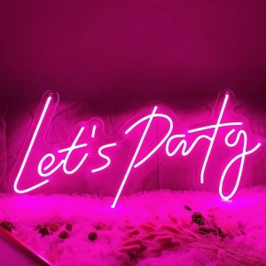 let's party LED neon signs